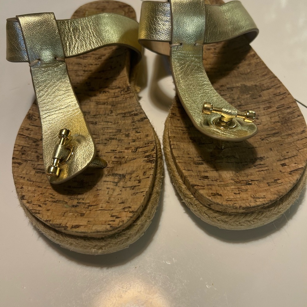 Tory Burch Gold Women's Sandals